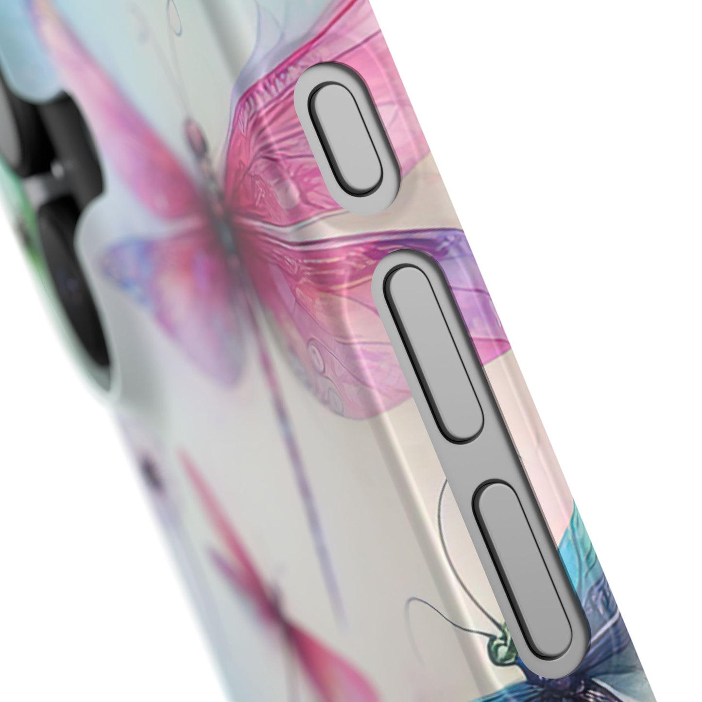 Slim Case - Pastel Watercolor Dragonfly iPhone Case
