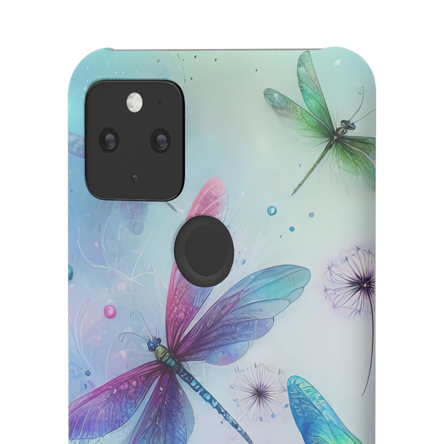 Watercolor Pastel Dragonflies Snap Cases