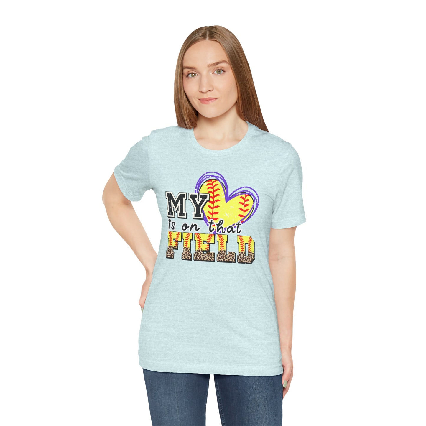 My heart is on that field T Shirt (Light)