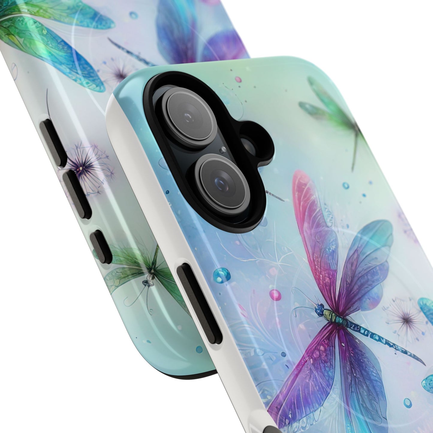 Magnetic Cases - Pastel Watercolor Dragonflies Design