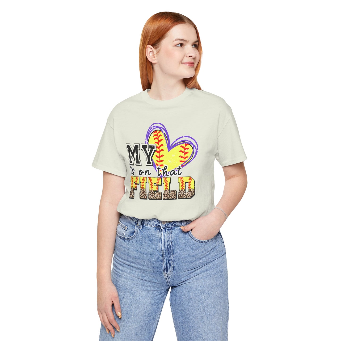 My heart is on that field T Shirt (Light)