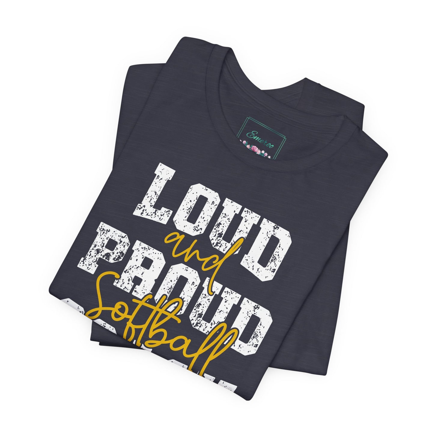Loud and Proud Softball Coach T Shirt (1)