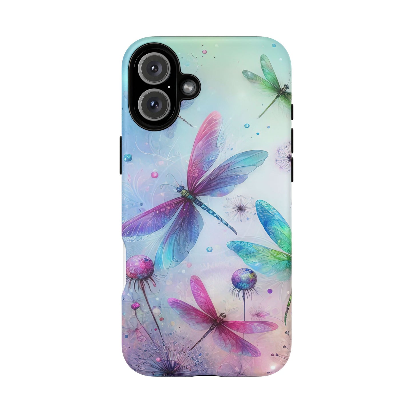 Magnetic Cases - Pastel Watercolor Dragonflies Design