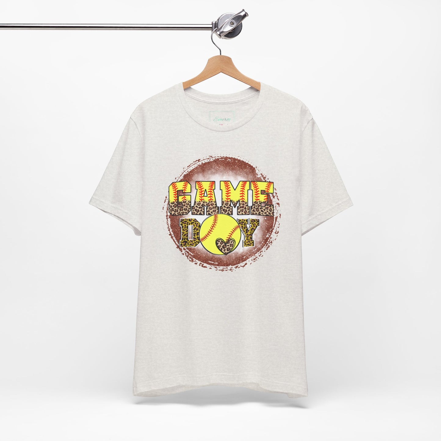 Softball Game Day Ball T Shirt (Light)