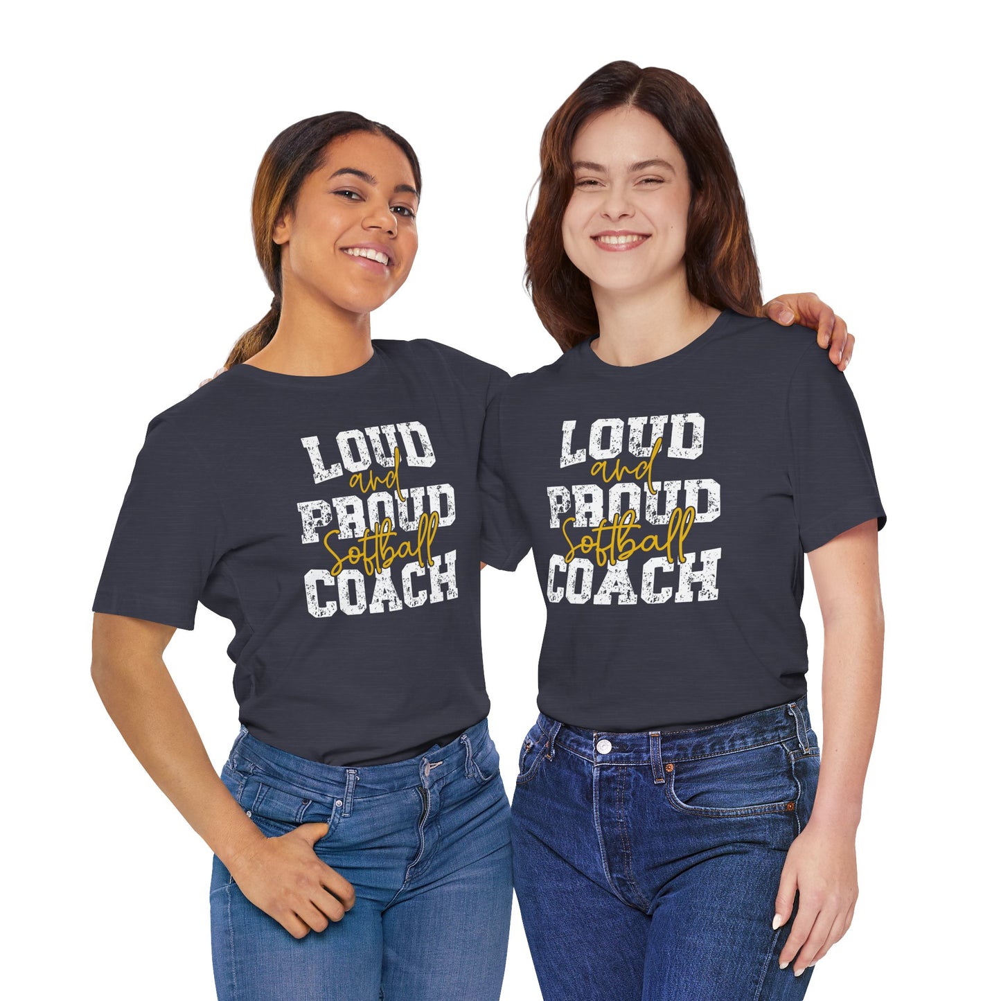 Loud and Proud Softball Coach T Shirt (1)